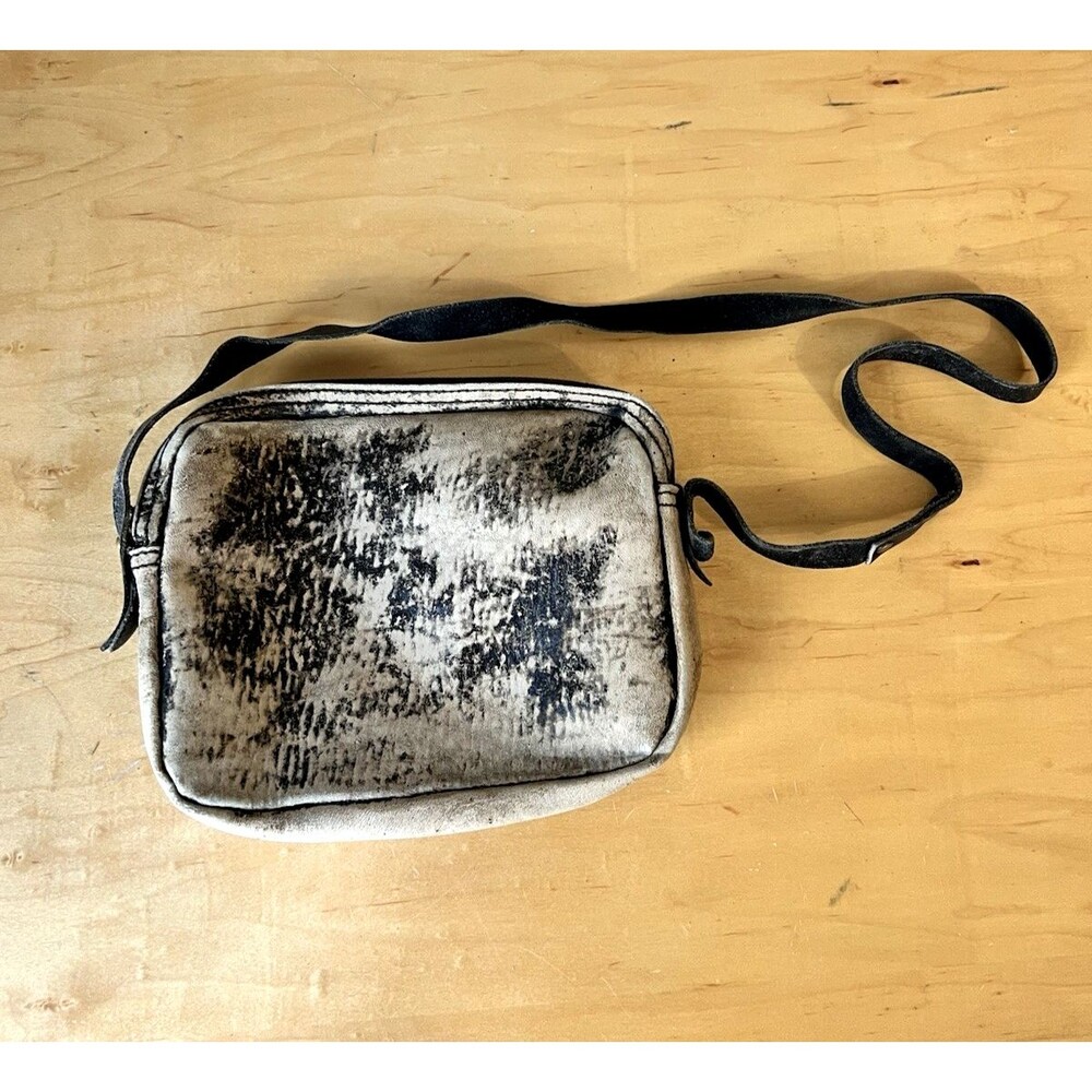 Vintage 1940's Champ Leather Camera Satchel Purse 7.5" x 8.5" USA
